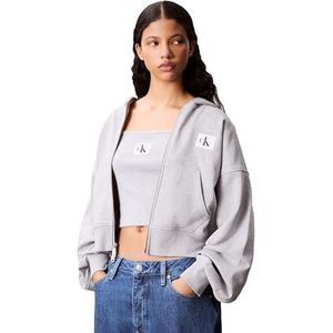 Calvin Klein Jeans - A-FRNCH TRRY BDG LG LV047C216G - Sweatshirt - Grijs