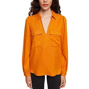 edc by ESPRIT Dames 082CC1F313 Blouse, 710/Honey Yellow, XXS