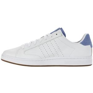 K-Swiss Lozan Klub LTH Sneakers voor heren, wit/wit/wit/blauw/blauw SD, Wht Wht Ashleigh Blue Sd, 43 EU