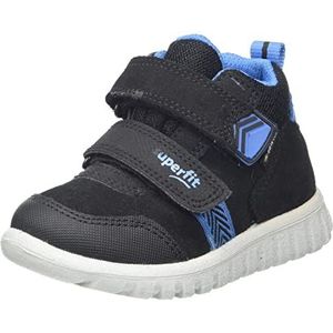 Superfit Sport7 Mini Baby - jongens Sneaker, zwart blauw 0000, 20 EU