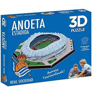 ELEVEN FORCE 3D-stadionpuzzel, anoeta (Real Socicity) (63485), meerkleurig, geen (1)