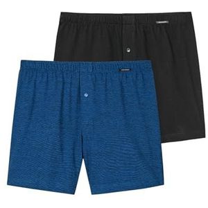 Schiesser Heren 2 stuks boxershorts katoen jersey zacht ondergoed, gesorteerd 1_180931, 7, Gesorteerd 1_180931, 7 NL