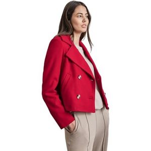 Street One Korte trenchcoat voor dames, rood, 40