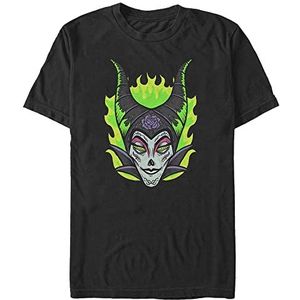 Disney Maleficent Sugar Skull T-shirt voor heren, zwart, XL