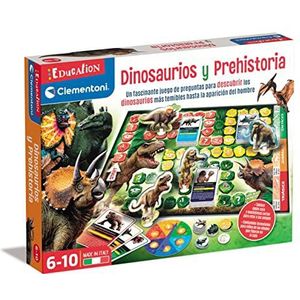 Clementoni - Dinosaurussen en geschiedenis educatief spel, meerkleurig, medium (55494)