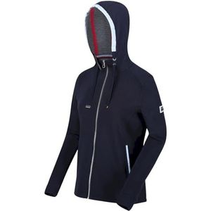 Ramana fleece van coolweave katoen met capuchon met hele rits en zakken