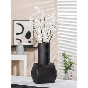 Casablanca Moderne decoratieve vaas - vaas voor pampasgras decoratie woonkamer - cadeau verjaardagscadeau - kleur: antraciet donkergrijs hoogte 30 cm