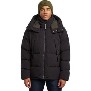G-Star RAW G- Whistler gevoerde jas met capuchon 2.0, zwart (dk black D25345-D518-6484), M