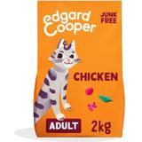 Edgard & Cooper Kattenvoer, gesteriliseerd of actief, voor volwassenen, natuurlijk, graanvrij, 2 kg, kip, licht verteerbaar, gezonde voeding, smakelijk en evenwichtig