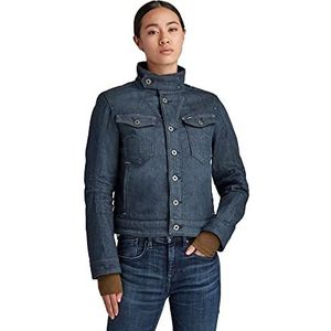 G-STAR RAW Arc 3D Pilot Sherpa jas voor dames, zwart (Worn in Leaden D20572-c922-c776), S