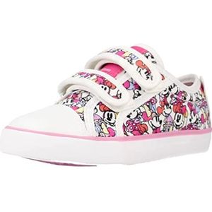 Geox Baby Meisje B Kilwi Girl Sneaker, wit/veelkleurig, 21 EU, Wit Multicolor, 21 EU