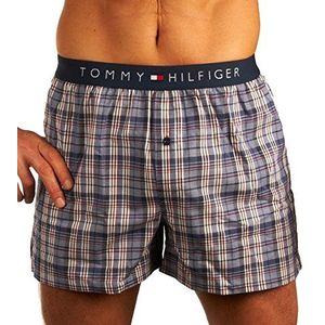 Tommy Hilfiger Boxershorts voor heren, vlag geweven boxer, chambray check