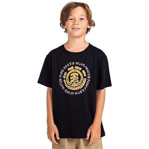 Element T-shirt met korte mouwen jeugd zwart XL/16