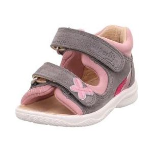superfit Polly, sandalen voor meisjes, grijs/roze 2000, 18 EU Ancho