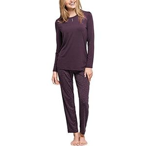 Schiesser dames tweedelige pyjama Selected Premium pak lang