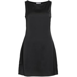Vila - Enna Ravenna - Mouwloze Korte Jurk - Zwart