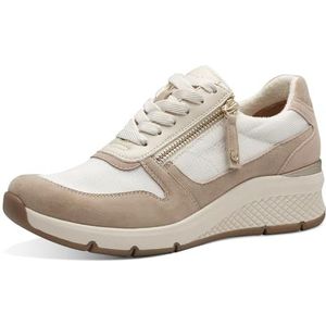 Tamaris 8-83718-42 Sneakers voor dames, beige/roze, 36 EU breed, beige roze., 36 EU Breed