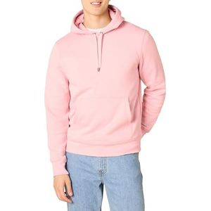 Amazon Essentials Men's Fleecetrui met capuchon (verkrijgbaar in grote en lange maten), Roze, XS