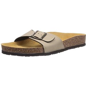 Jana Dames 27110 Fashion Sandalen, Grijs Grau Zand, 38 EU