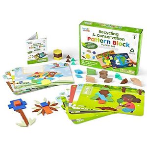 Pattern Blocks - Recycelen & Duurzaamheid puzzel set