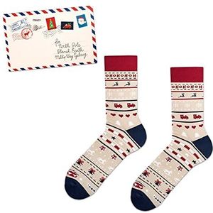 ZOOKSY Kleurrijke sokken voor dames en heren, grappige kousen met katoen, grappige uniseks sokken, meerkleurig, Xmas box, 36-40 EU