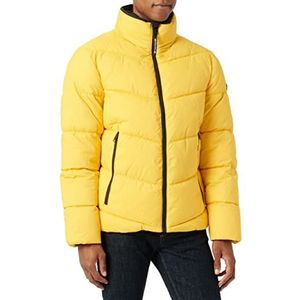 TOM TAILOR Uomini Puffer jas met opstaande kraag 1032482, 30028 - Pleasant Yellow, XL