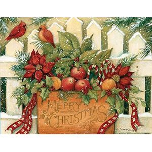 LANG 1004675 kerstkaarten, motief""Merry Christmas Welcome"", 18 kaarten, 19 enveloppen, 15 x 17 cm
