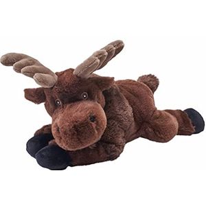 Wild Republic Ecokins, eland, knuffeldier, 30 cm, cadeau voor kinderen, pluche speelgoed, gemaakt van gesponnen gerecyclede waterflessen, milieuvriendelijk, kinderkamerdecoratie