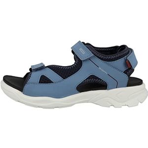 ECCO Biom Raft Flat Sandaal voor jongens, Retro Blue Night Sky, 29 EU