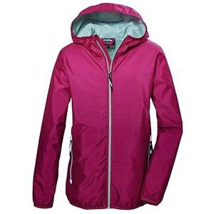 killtec meisjes Functioneel jack is waterdicht/regenjack met capuchon KOS 151 GRLS JCKT, himbeere, 140, 43016-000