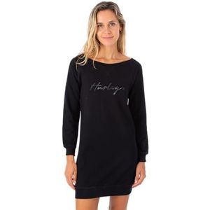 W Oceancare O&O Script Fleece Jurk