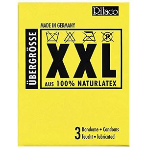 RILACO condoom XXL 3 stuks, 1 x 3 stuks