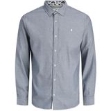 Jprblareims Detail L/S Shirt, navy blazer, L
