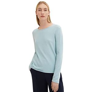 TOM TAILOR Dames Basic gebreide trui 1033701, 30463 - Dusty Mint Blue, XL