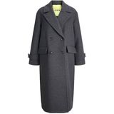 Jxcara Wool Blend Coat Otw Elv, dark grey melange, S