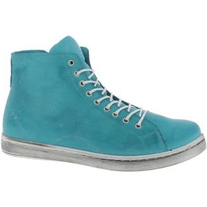 Andrea Conti High Top Sneakers voor dames, aquamarine, 35 EU