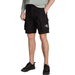 Calvin Klein Jeans Cargoshort voor heren, cargo-shorts, zwart, 33W, zwart., 33W