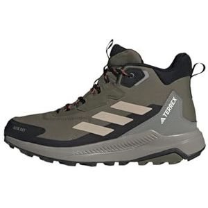 adidas Terrex Anylander Mid R.rdy Wandelschoenen voor heren, niet-voetbal, Olive Strata Wonder Beige Kern Zwart, 46 EU