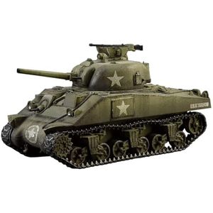 Italeri 25751 1:56 US M4 Sherman (75 mm) - modelbouw, bouwpakket, staande modelbouw, knutselen, hobby, lijmen, plastic bouwset, detailgetrouw, ongelakt