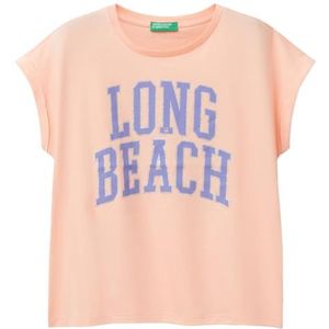 United Colors of Benetton T-shirt, Oranje, 130