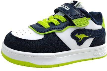KangaROOS - K-cpi Izel Ev - Sneaker - Dk Navy Lime - PU en Synthetisch Suède