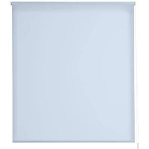 Estoralis Gove Rollo, modern design, transparant, glad, model Gove, blauw, 150 x 235 cm (b x h), stofmaat 147 x 230 cm, jaloezieën voor ramen en deuren