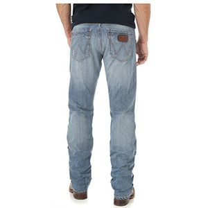 Wrangler Retro slim fit jeans met rechte pijpen voor jongens., 30W / 36L