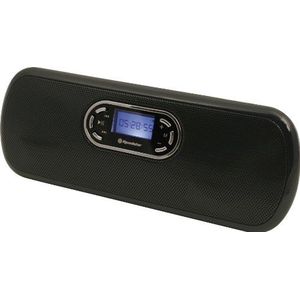 Roadstar MM-007/BK draagbare mini-luidspreker (SD, FM-radio, Aux-IN, 48 Watt, USB) zwart