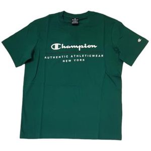 Champion Legacy Graphic Shop - New York S/S Crewneck T-shirt, bosgroen, XL heren SS24, Bos Groen, XL