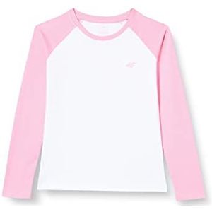 4F JUNIOR Longleeve F057 kleur lichtroze maat 140 voor dames, Lichtroze., 140 cm
