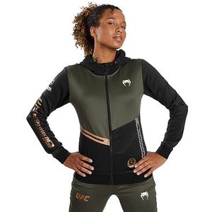 Venum, Fight Week UFC Adrenaline by Women's Fight Week Sweatshirt met ritssluiting, kaki/brons, XL, kaki/brons, XL