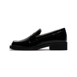 Fly London REIF194FLY Loafers voor dames, zwart, maat 36 EU, Zwart, 5 UK