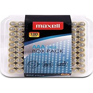 Maxell 790410 Alkaline LR03 AAA Micro Box Pack (100 stuks)