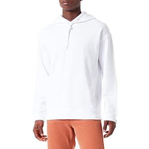 United Colors of Benetton Sweatshirt met capuchon voor heren, wit 101., XL